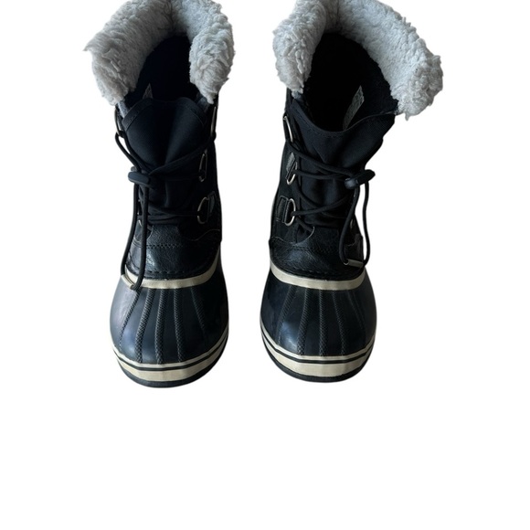 SOREL Black Rocky Duck Boots Jasper Thinsulate Mid Calf Winter Snow Boot Size 5 - Picture 11 of 11